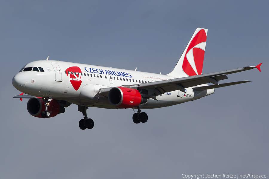 CSA Czech Airlines Airbus A319-112 (OK-MEL) | Photo 149784