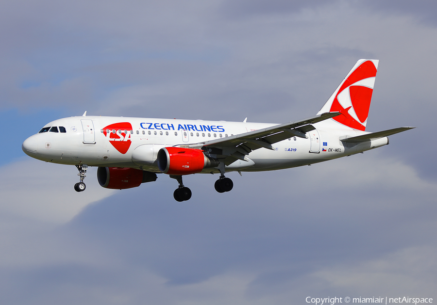 CSA Czech Airlines Airbus A319-112 (OK-MEL) | Photo 150202