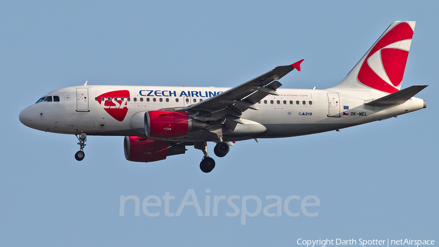 CSA Czech Airlines Airbus A319-112 (OK-MEL) | Photo 257769