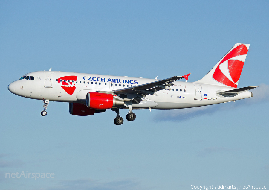 CSA Czech Airlines Airbus A319-112 (OK-MEL) | Photo 72464