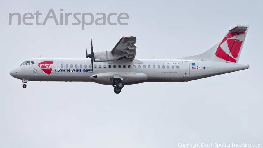 CSA Czech Airlines ATR 72-500 (OK-MFT) | Photo 158247