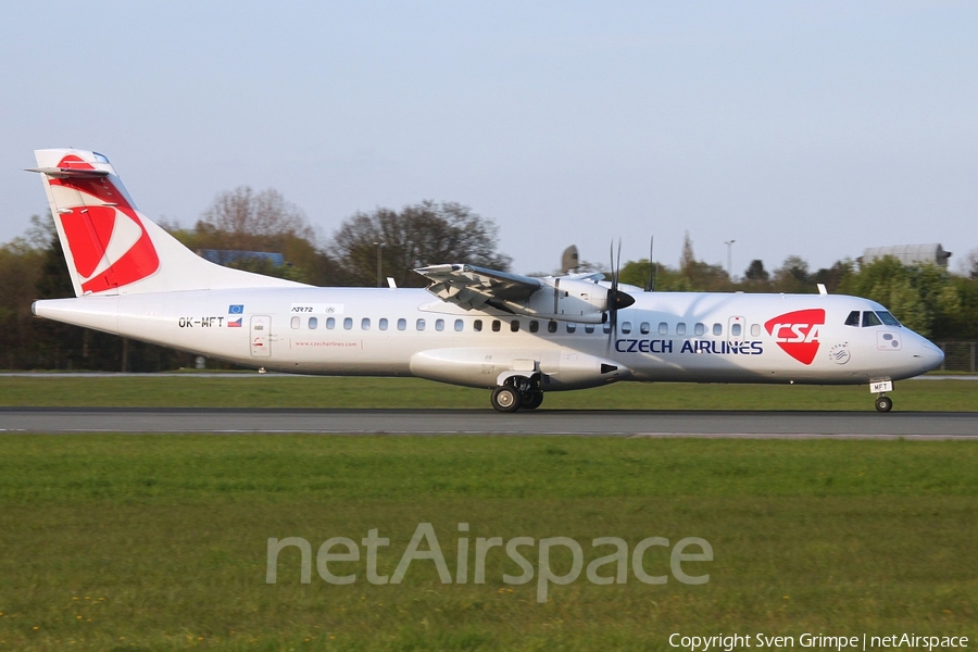 CSA Czech Airlines ATR 72-500 (OK-MFT) | Photo 106963