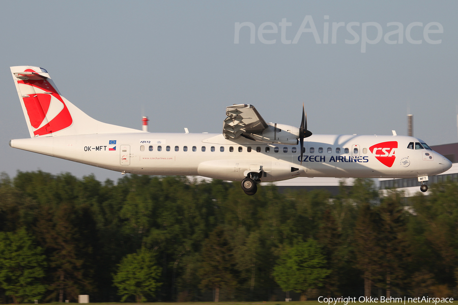 CSA Czech Airlines ATR 72-500 (OK-MFT) | Photo 107864