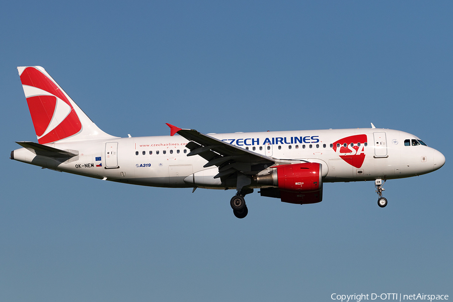 CSA Czech Airlines Airbus A319-112 (OK-NEM) | Photo 165718