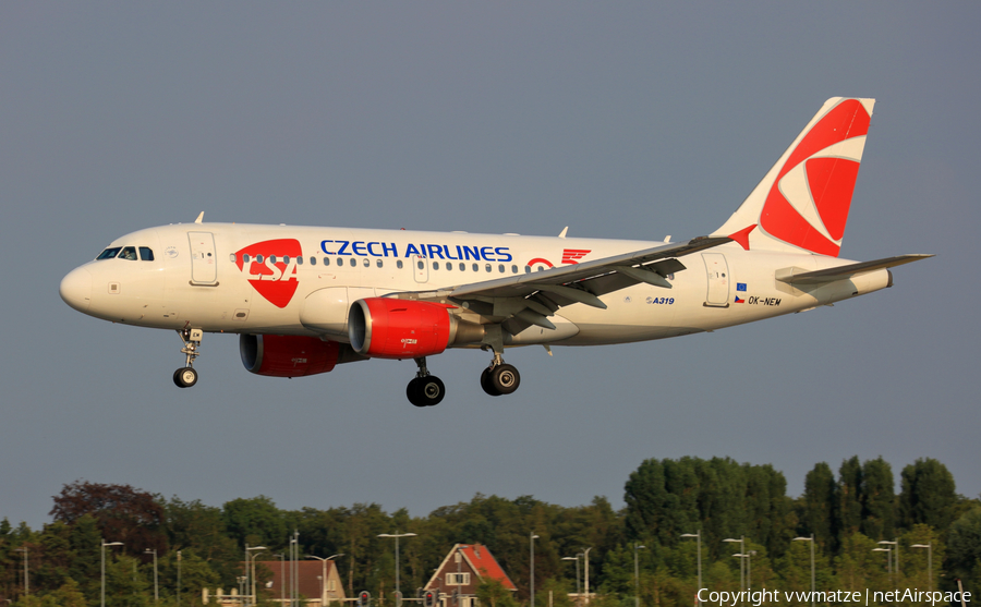 CSA Czech Airlines Airbus A319-112 (OK-NEM) | Photo 429490