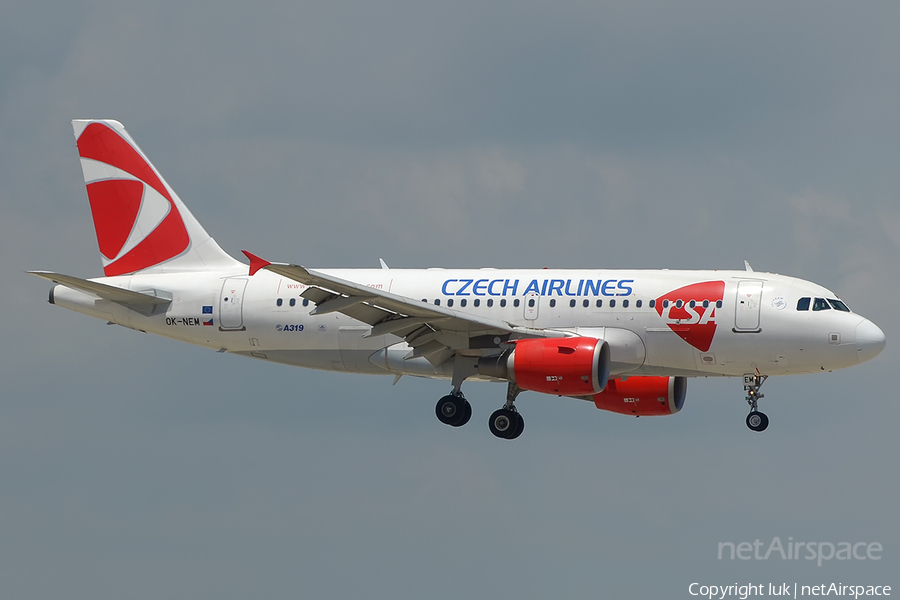 CSA Czech Airlines Airbus A319-112 (OK-NEM) | Photo 279860