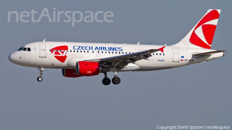 CSA Czech Airlines Airbus A319-112 (OK-NEM) | Photo 169452