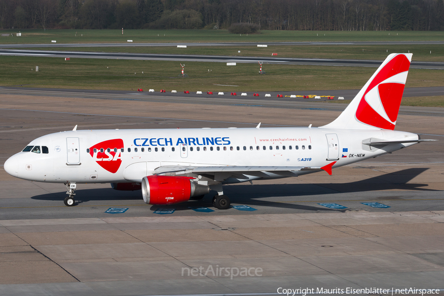 CSA Czech Airlines Airbus A319-112 (OK-NEM) | Photo 154159