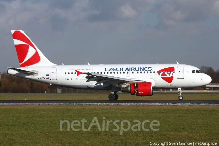 CSA Czech Airlines Airbus A319-112 (OK-NEM) | Photo 220280
