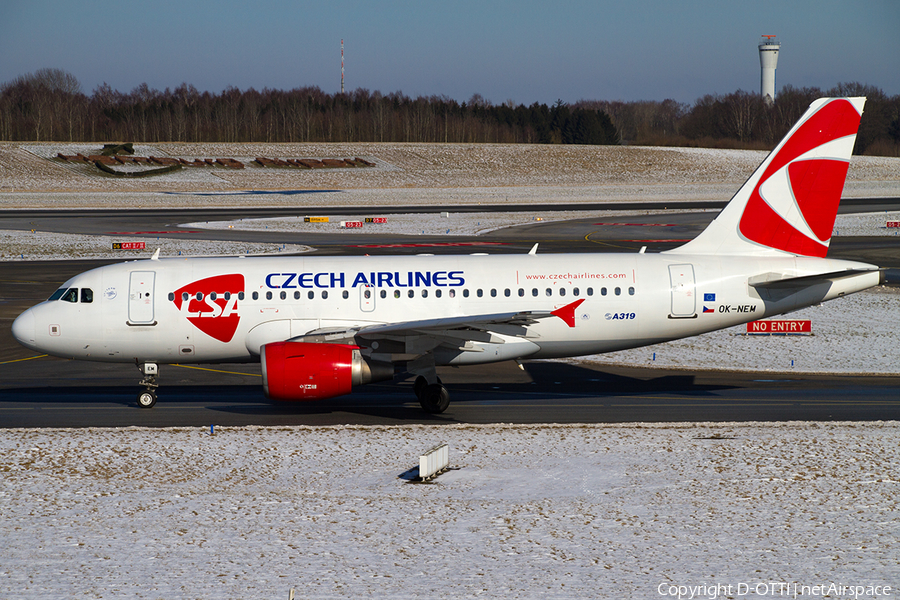 CSA Czech Airlines Airbus A319-112 (OK-NEM) | Photo 224138