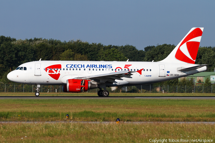 CSA Czech Airlines Airbus A319-112 (OK-NEM) | Photo 302682