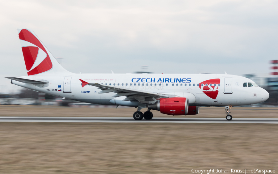 CSA Czech Airlines Airbus A319-112 (OK-NEM) | Photo 233980