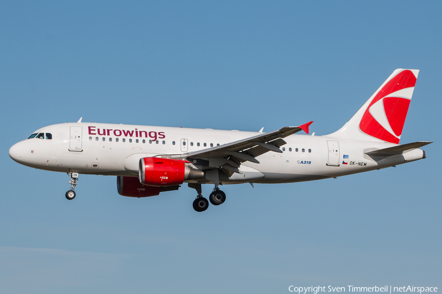 Eurowings (CSA Czech Airlines) Airbus A319-112 (OK-NEM) | Photo 361012