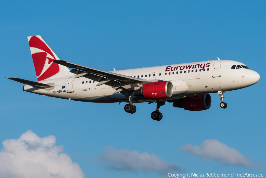 Eurowings (CSA Czech Airlines) Airbus A319-112 (OK-NEM) | Photo 317895