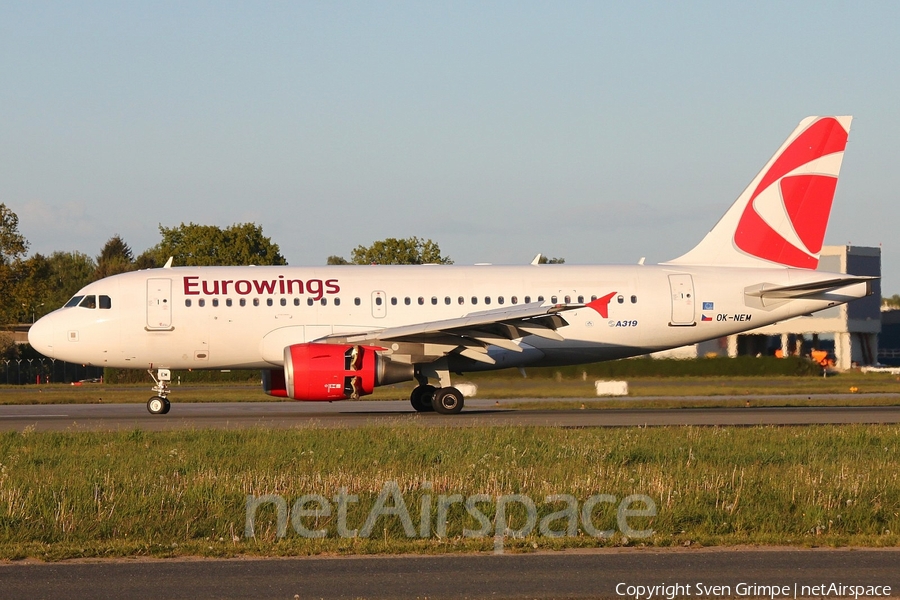 Eurowings (CSA Czech Airlines) Airbus A319-112 (OK-NEM) | Photo 320680