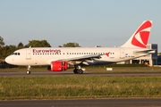 Eurowings (CSA Czech Airlines) Airbus A319-112 (OK-NEM) at  Hamburg - Fuhlsbuettel (Helmut Schmidt), Germany