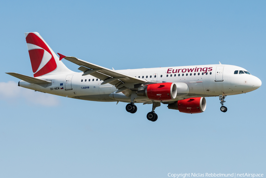 Eurowings (CSA Czech Airlines) Airbus A319-112 (OK-NEM) | Photo 339874