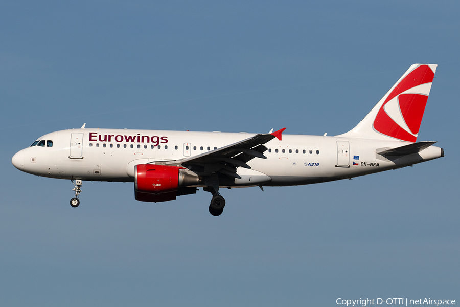 Eurowings (CSA Czech Airlines) Airbus A319-112 (OK-NEM) | Photo 295335