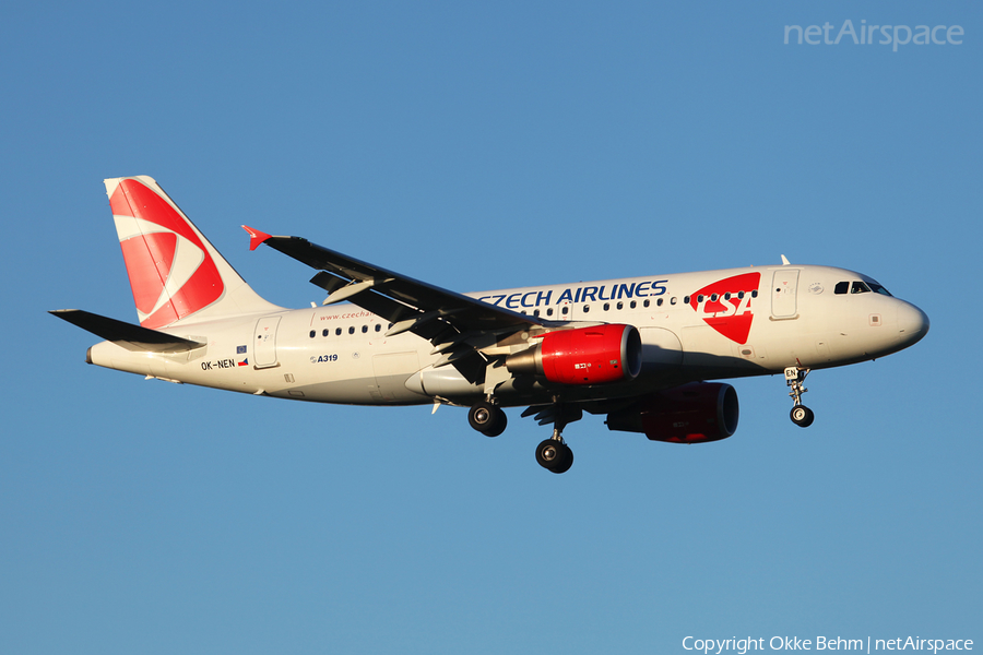 CSA Czech Airlines Airbus A319-112 (OK-NEN) | Photo 38259