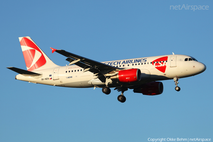 CSA Czech Airlines Airbus A319-112 (OK-NEN) | Photo 52948