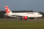 Eurowings (CSA Czech Airlines) Airbus A319-112 (OK-NEN) at  Hamburg - Fuhlsbuettel (Helmut Schmidt), Germany