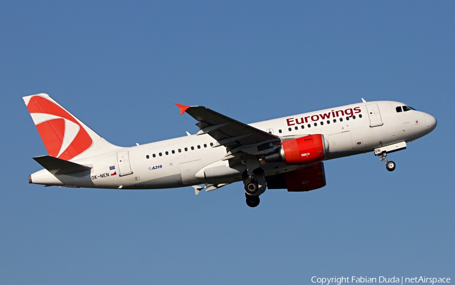 Eurowings (CSA Czech Airlines) Airbus A319-112 (OK-NEN) | Photo 313025