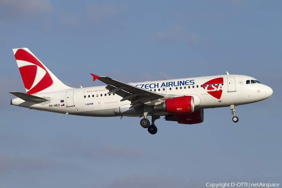 CSA Czech Airlines Airbus A319-112 (OK-NEO) | Photo 409191