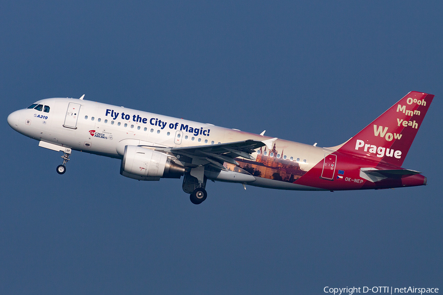 CSA Czech Airlines Airbus A319-112 (OK-NEP) | Photo 517802