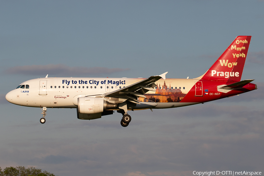 Eurowings (CSA Czech Airlines) Airbus A319-112 (OK-NEP) | Photo 321250