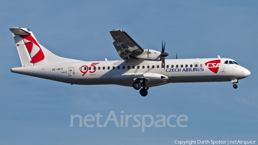 CSA Czech Airlines ATR 72-500 (OK-NFV) | Photo 375776