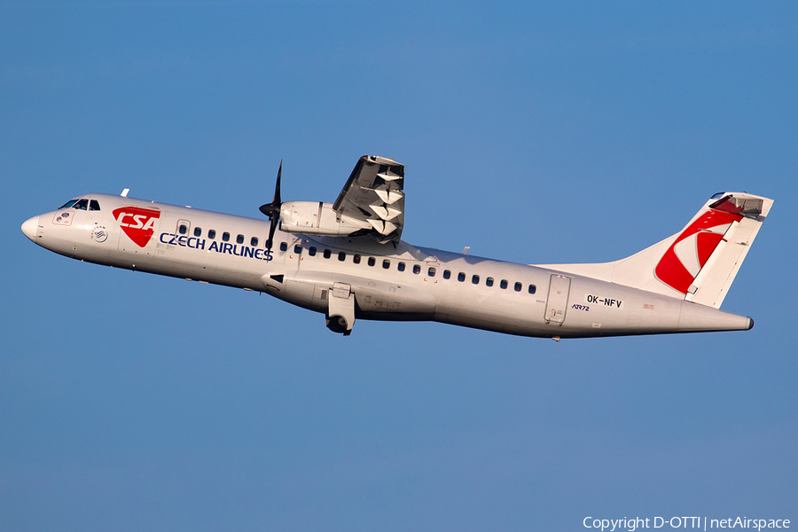 CSA Czech Airlines ATR 72-500 (OK-NFV) | Photo 363515
