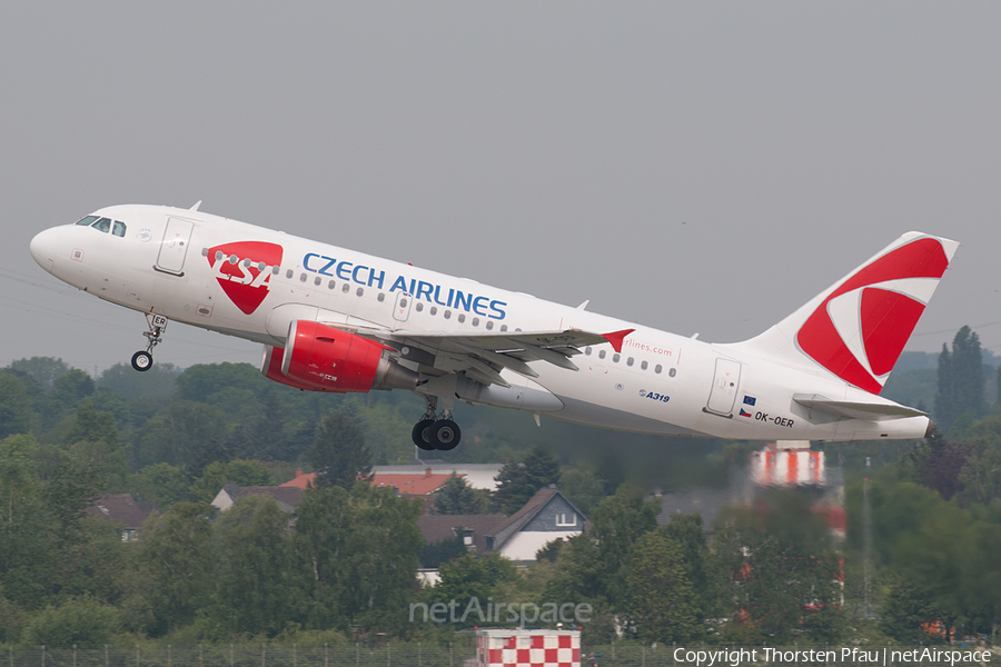 CSA Czech Airlines Airbus A319-112 (OK-OER) | Photo 76259