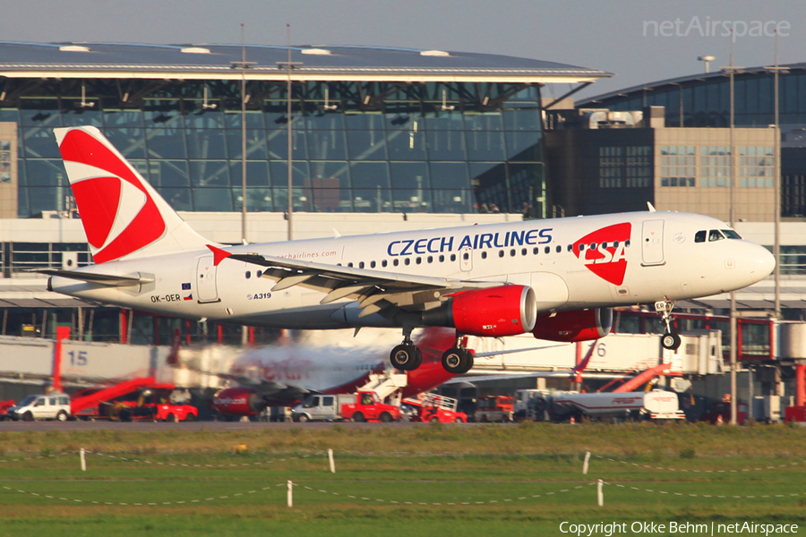 CSA Czech Airlines Airbus A319-112 (OK-OER) | Photo 52293