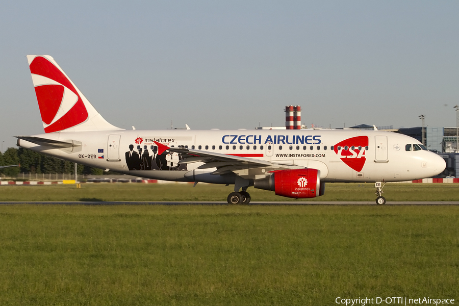 CSA Czech Airlines Airbus A319-112 (OK-OER) | Photo 439266