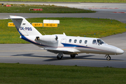 Queen Air Cessna 525 CitationJet (OK-PBS) at  Hamburg - Fuhlsbuettel (Helmut Schmidt), Germany