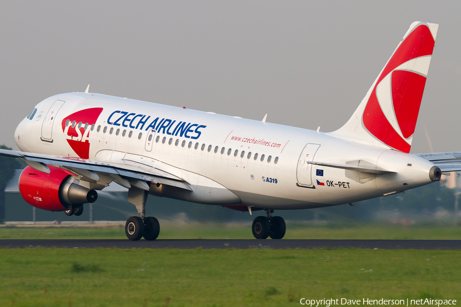 CSA Czech Airlines Airbus A319-112 (OK-PET) | Photo 11118