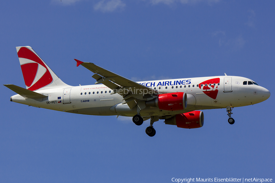 CSA Czech Airlines Airbus A319-112 (OK-PET) | Photo 31634