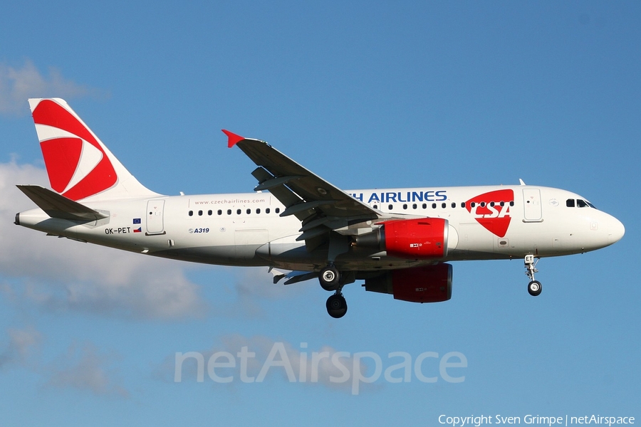 CSA Czech Airlines Airbus A319-112 (OK-PET) | Photo 16635