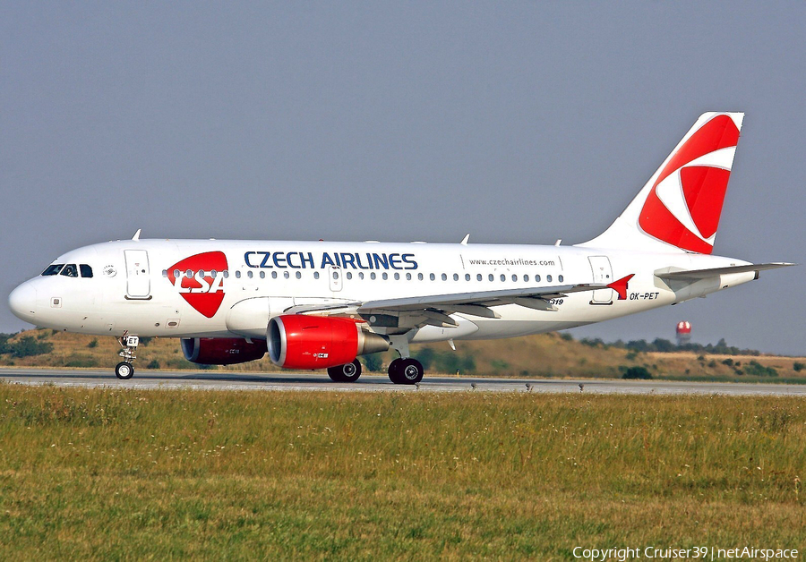 CSA Czech Airlines Airbus A319-112 (OK-PET) | Photo 129559