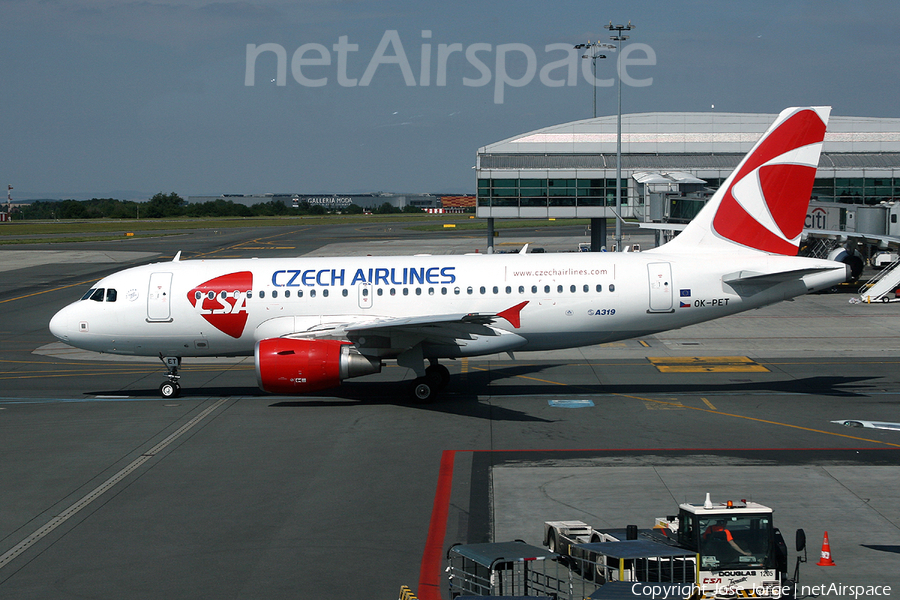 CSA Czech Airlines Airbus A319-112 (OK-PET) | Photo 439395