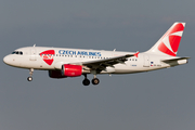 CSA Czech Airlines Airbus A319-112 (OK-REQ) at  Amsterdam - Schiphol, Netherlands