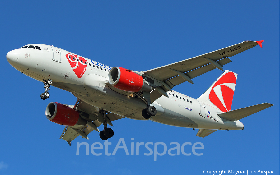 CSA Czech Airlines Airbus A319-112 (OK-REQ) | Photo 282557