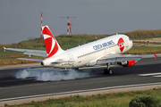 CSA Czech Airlines Airbus A319-112 (OK-REQ) at  Corfu - International, Greece