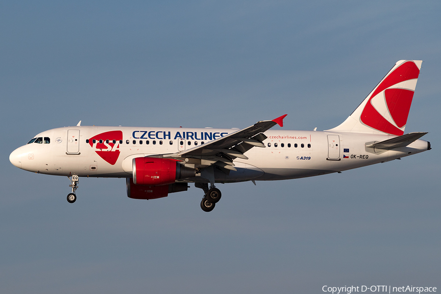 CSA Czech Airlines Airbus A319-112 (OK-REQ) | Photo 168845