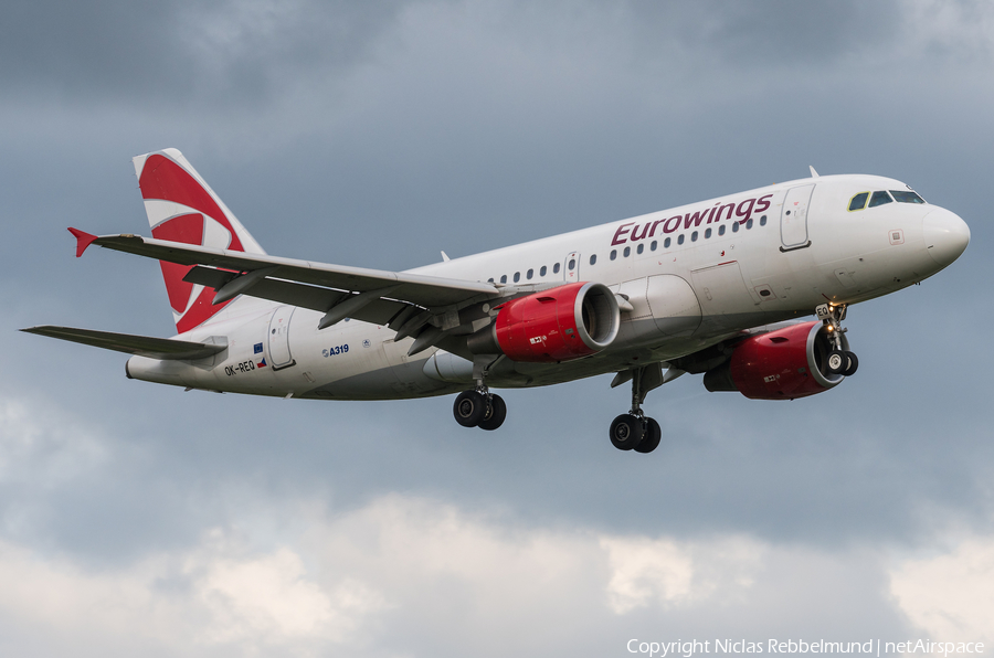 Eurowings (CSA Czech Airlines) Airbus A319-112 (OK-REQ) | Photo 323874