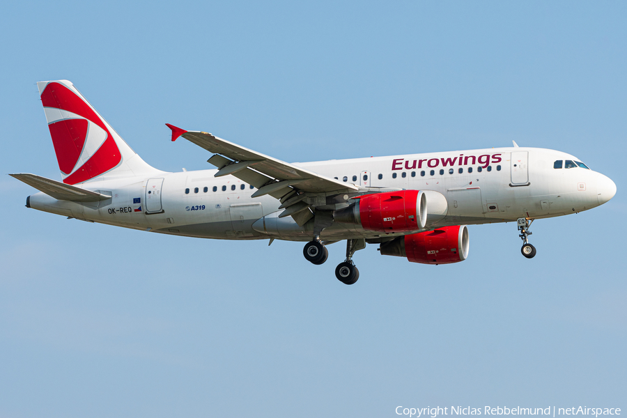 Eurowings (CSA Czech Airlines) Airbus A319-112 (OK-REQ) | Photo 345622