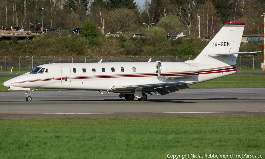 Travel Service Cessna 680 Citation Sovereign (OK-SEM) | Photo 238602