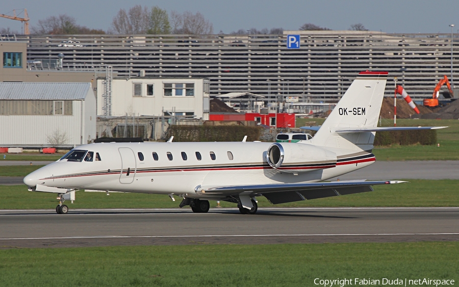 Travel Service Cessna 680 Citation Sovereign (OK-SEM) | Photo 274152