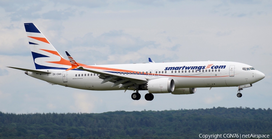 SmartWings Boeing 737-8 MAX (OK-SWA) | Photo 625626