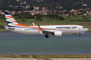 SmartWings Boeing 737-8 MAX (OK-SWA) at  Corfu - International, Greece